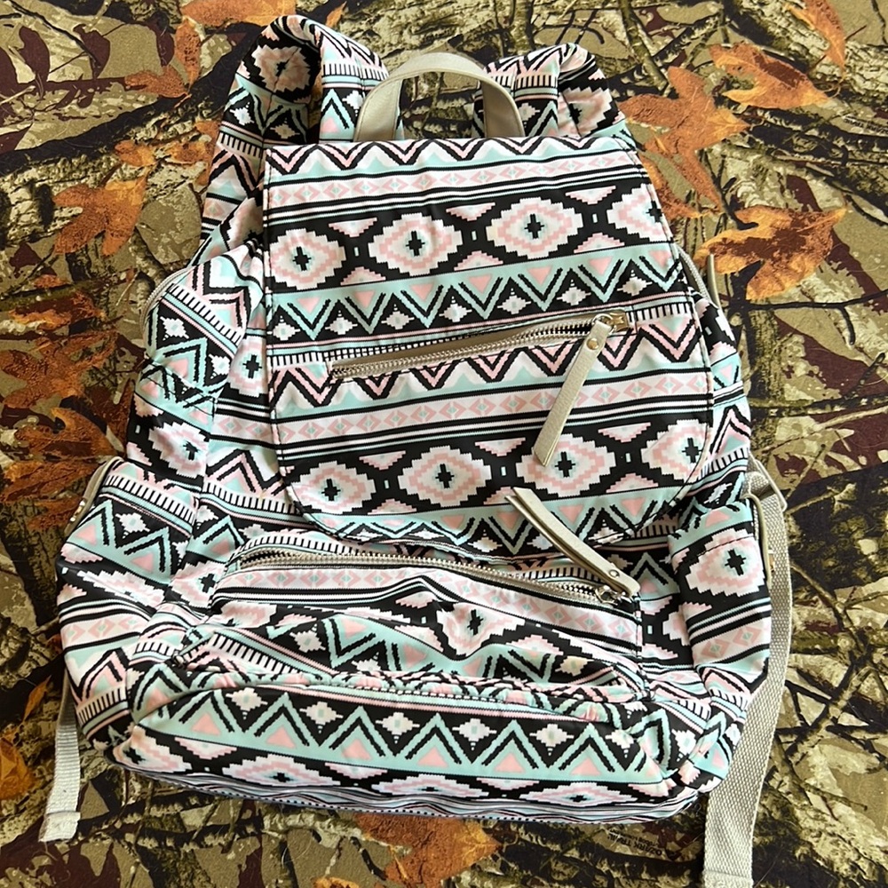 Multi color backpack
